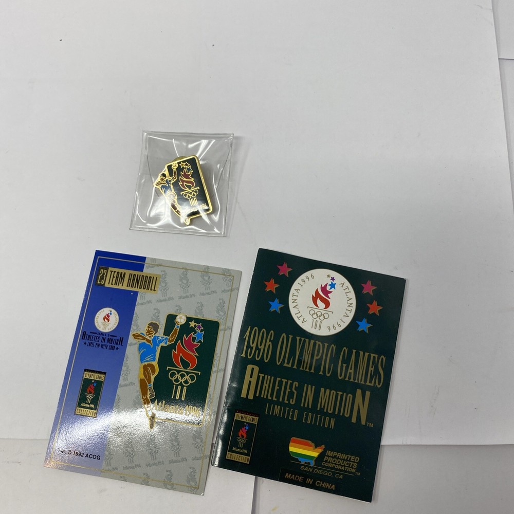 Atlantic 1996 Olympics Team Handball pin