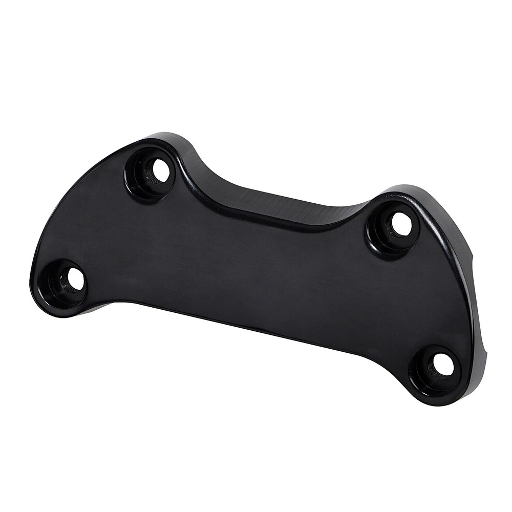 4.5" Black Pullback Handlebar Risers + Top Clamp For Harley 1" Bar Sportster 883