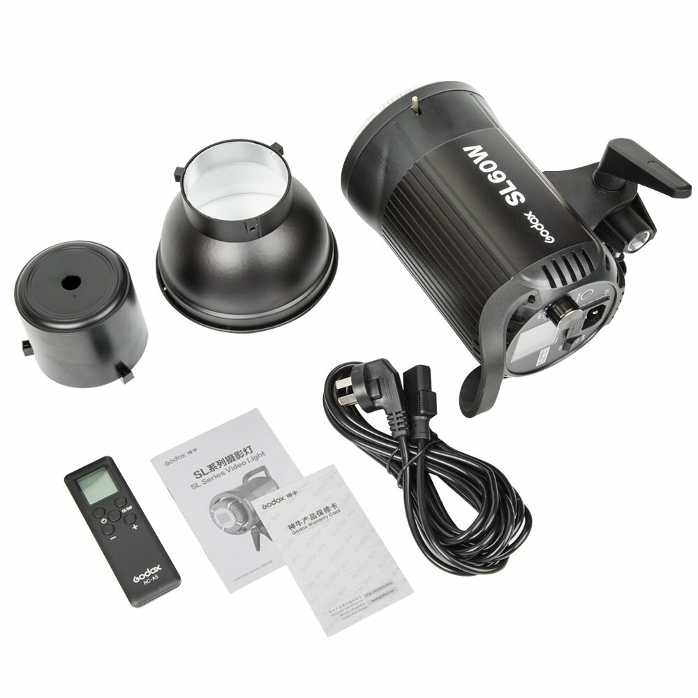 Godox SL-60W Studio Video LED Continuous Light 35*160cm Grid Bowens Softbox