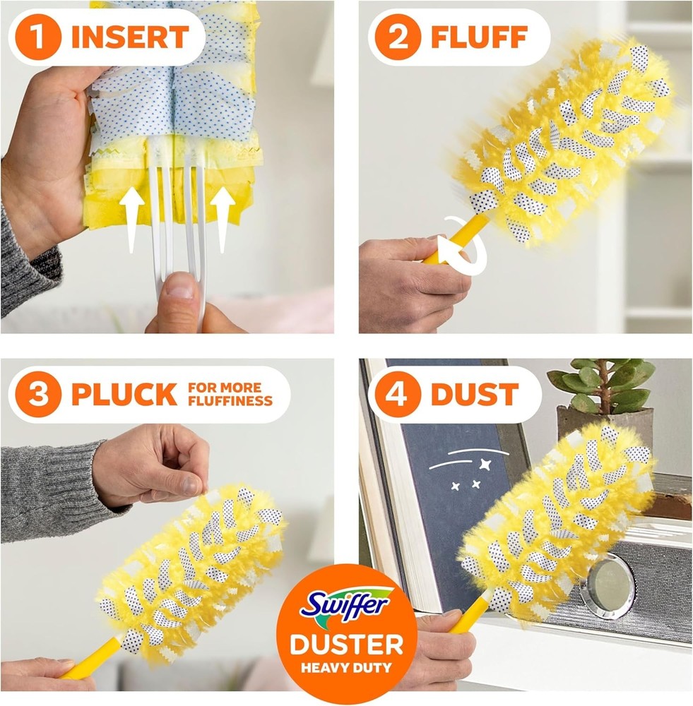 Swiffer Dusters Multi-Surface Heavy Duty Duster Refills, Unstopables Fresh Scent