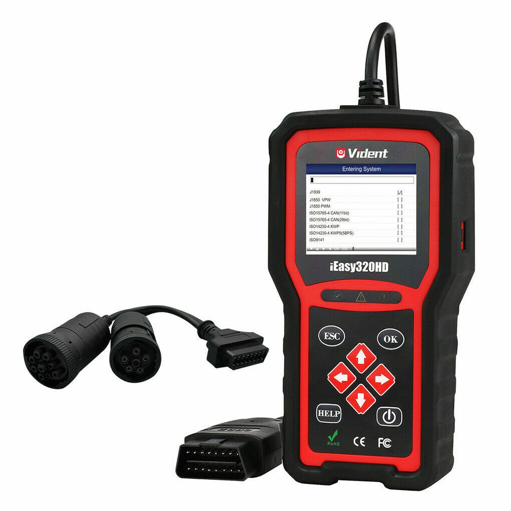 HEAVY DUTY DIESEL TRUCK DIAGNOSTIC SCANNER TOOL CODE READER FREIGHTLINER CUMMINS