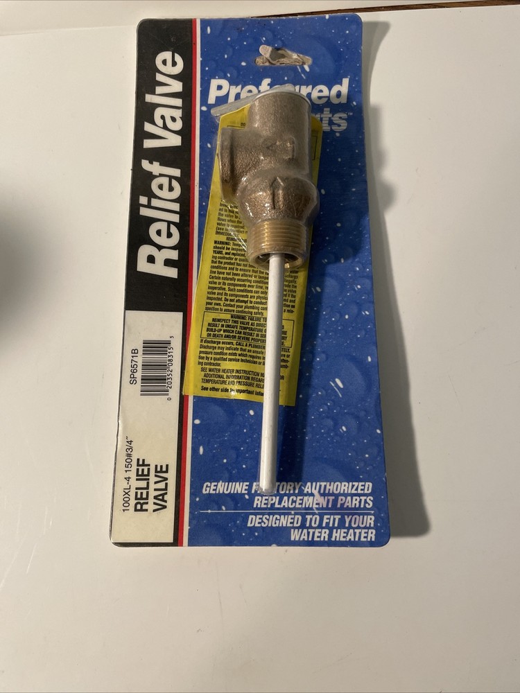 Rheem Water Heater Temperature And Pressure Relief Valve 100xl-4 150 Pound 3/4”