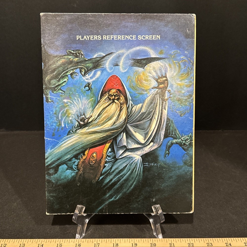 1985 TSR Advanced Dungeons & Dragons 9146 - Player's Reference Screen