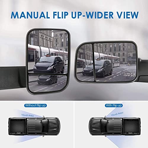 Left Driver Side Mirror Compatible with 2009-2018 Dodge Ram Left Side