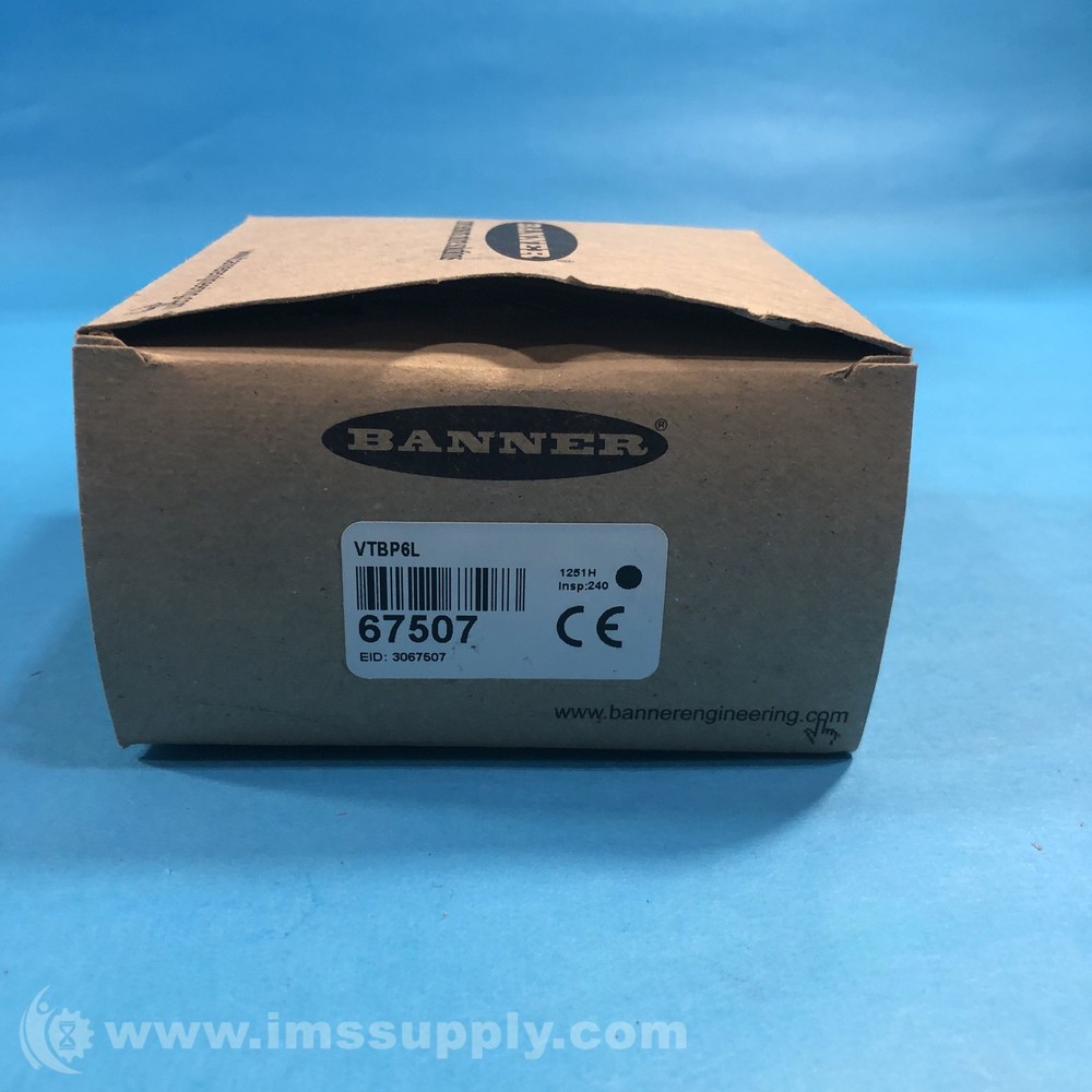 Banner 67507 Verification Touch Button FNFP