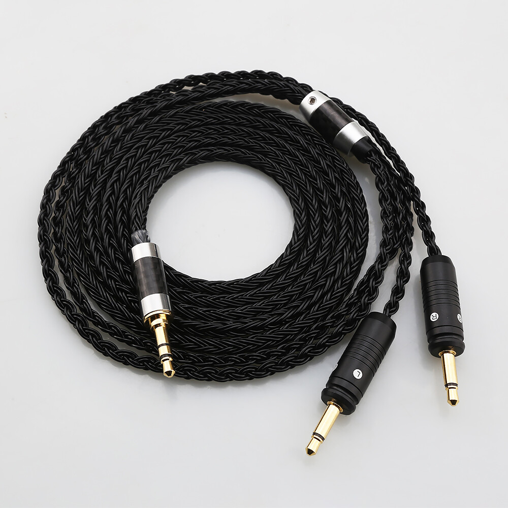 Silver Plated Headphone Cable For Clear Celestee NEW Focal ELEAR French Utopia