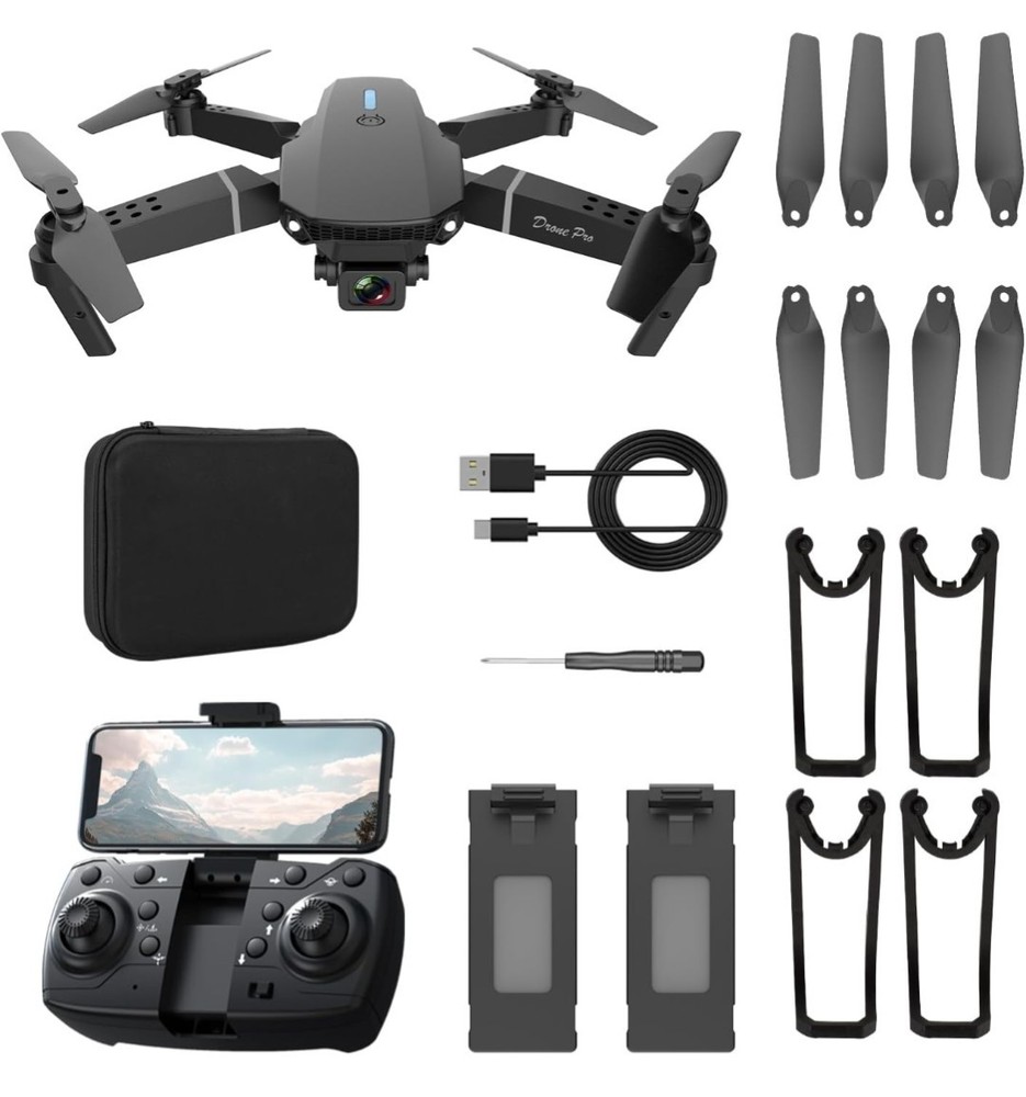 Drone with Dual Camera, Foldable RC Drone