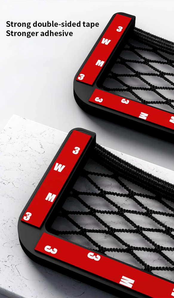 3 Size Bundle Mesh Net Holder ABS Plastic Frame Storage Cargo Pocket Organizer