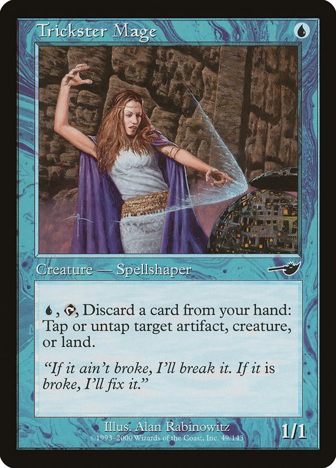 Trickster Mage Nemesis 49 MTG MP