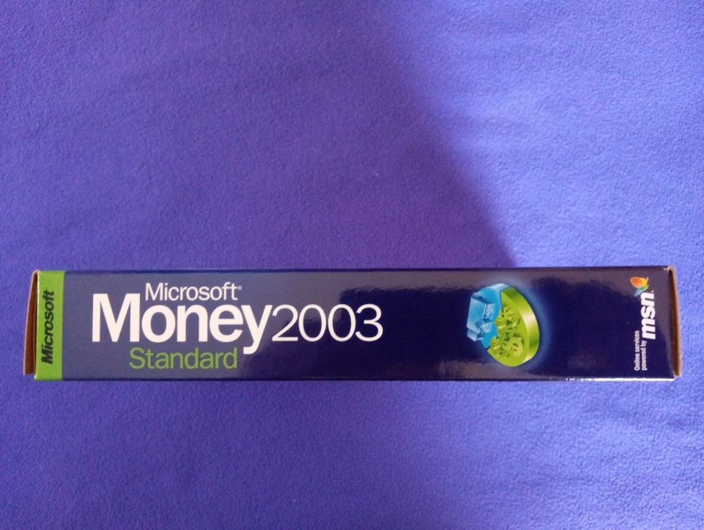 Microsoft Money 2003 Standard PC Software in Box For Windows 98, 2000, ME, XP