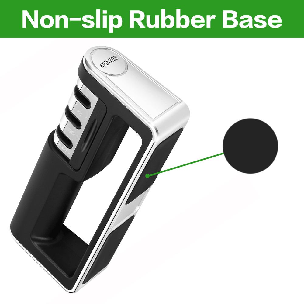 KNIFE SHARPENER Professional Ceramic Tungsten Kitchen Sharpening System Tool