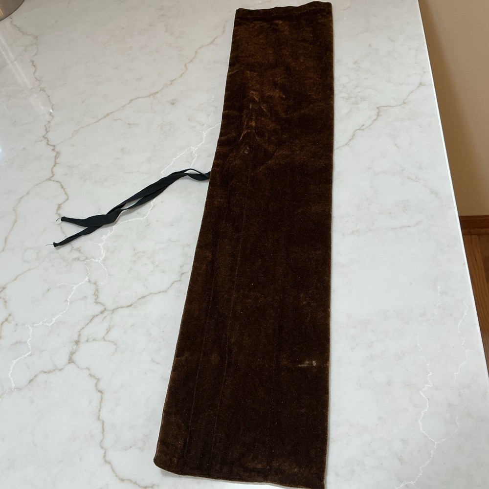 26 1/2 “ long  4 compartments - Fly Rod Sock