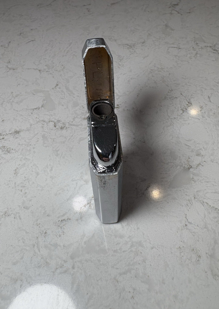 Ronson Jet Lite Silver Metal Cigarette Lighter