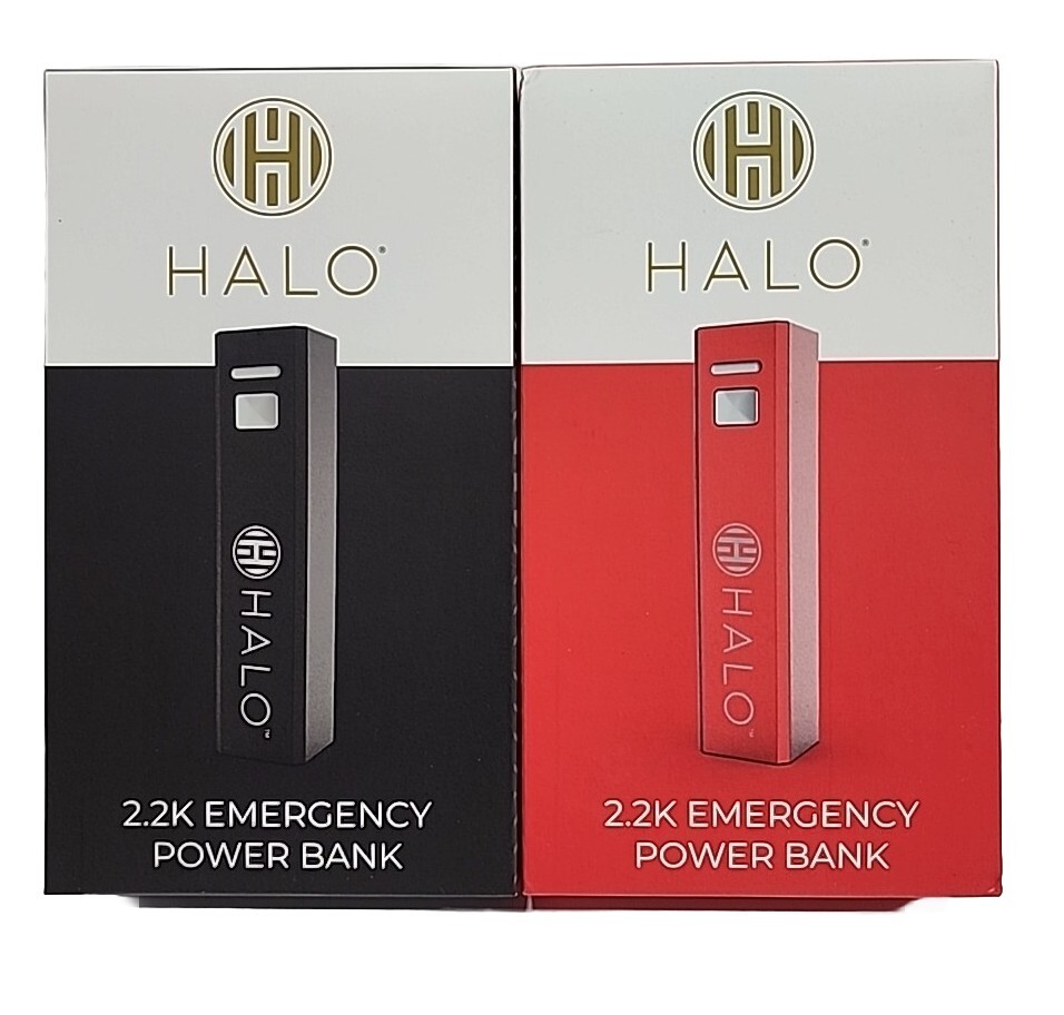 Halo 2.2k Emergency Power Bank USB-C Input, USB-A Output, LED indicator