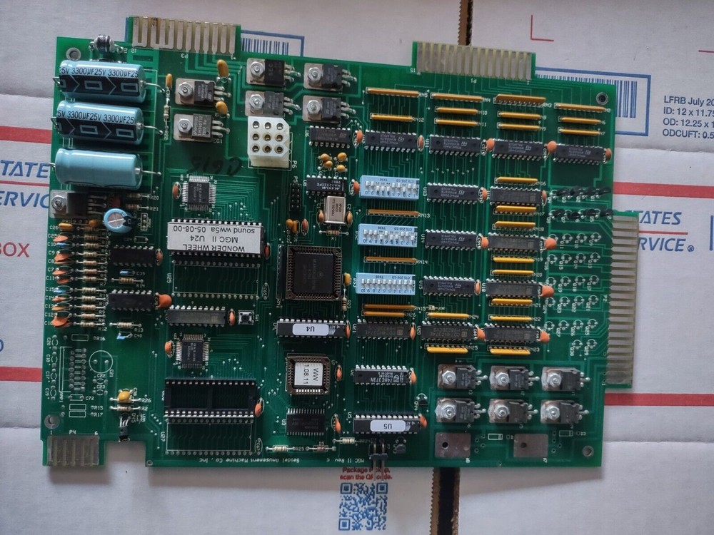 wonderwheel arcade redemption main pcb #242