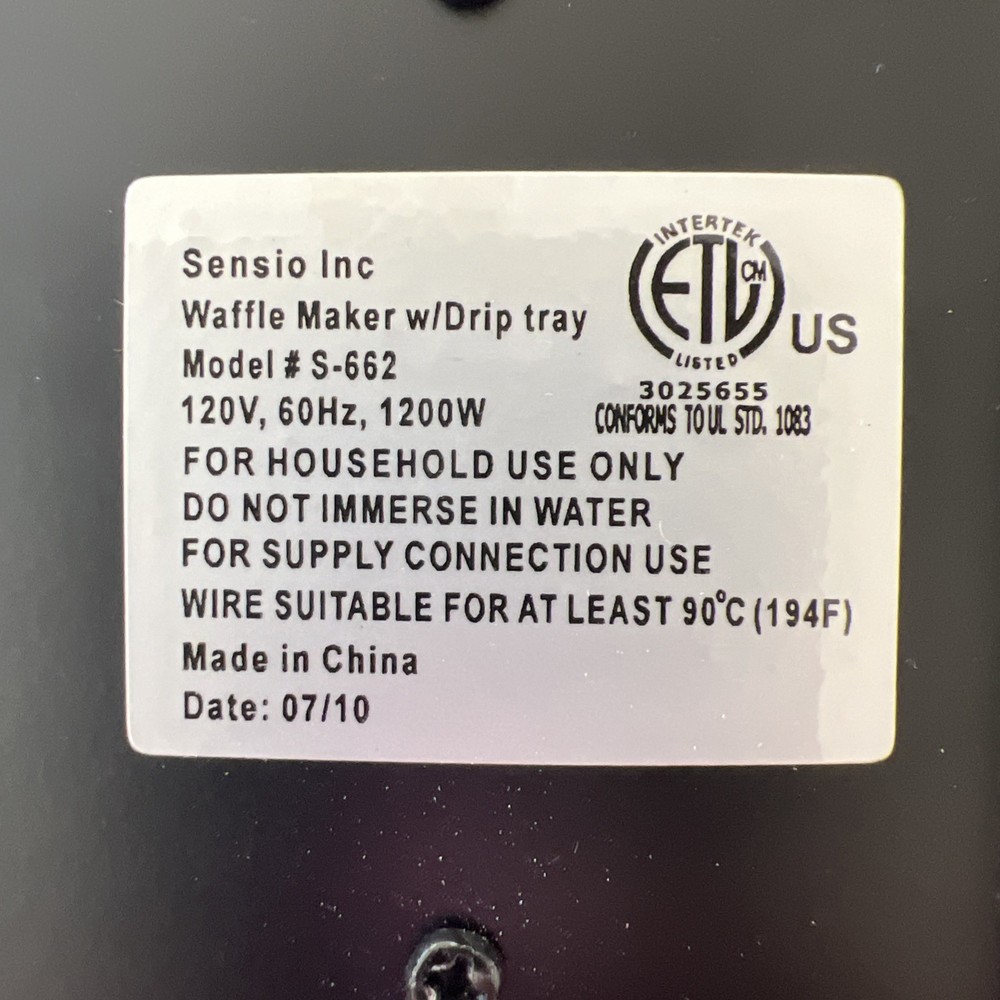 belgian waffle maker rotating