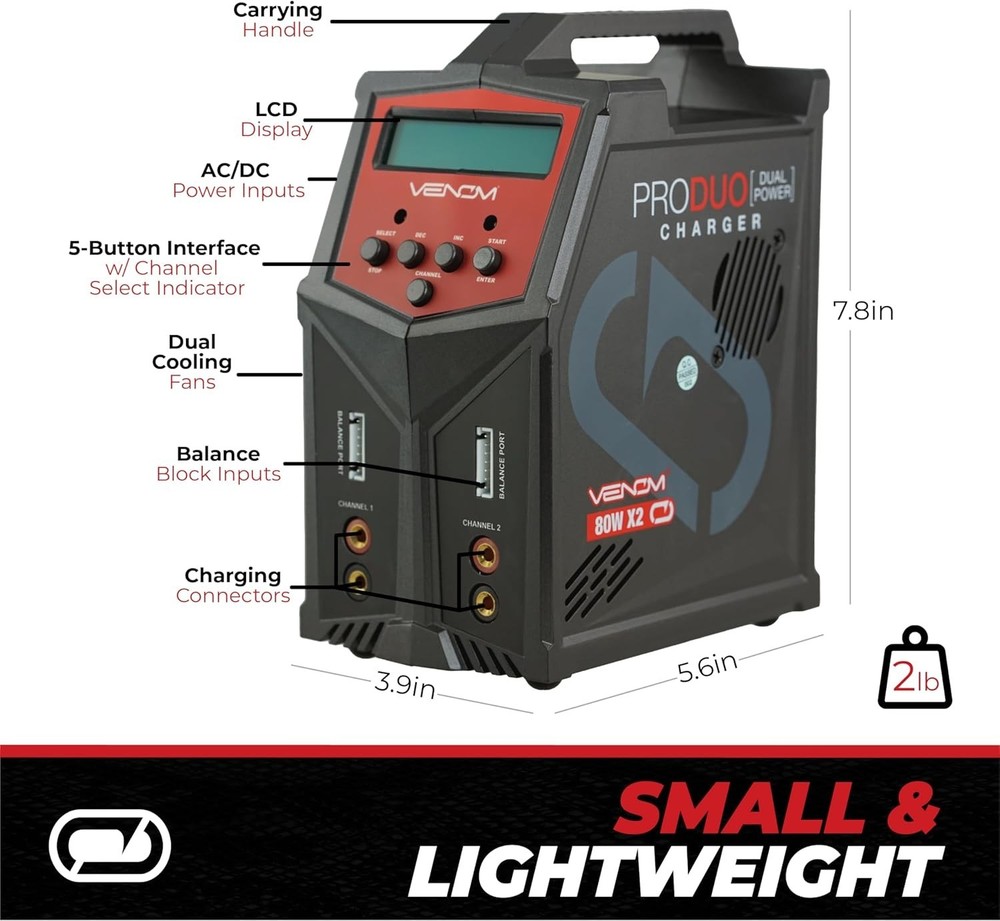 Professional RC Charger - Fast & Balanced Charging
