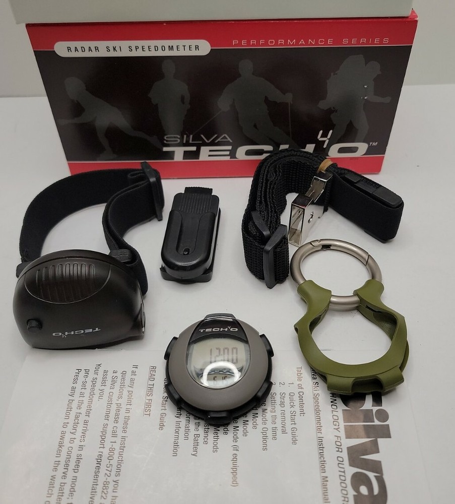 Silva Tech4O Radar Ski Speedometer. Non-Working.