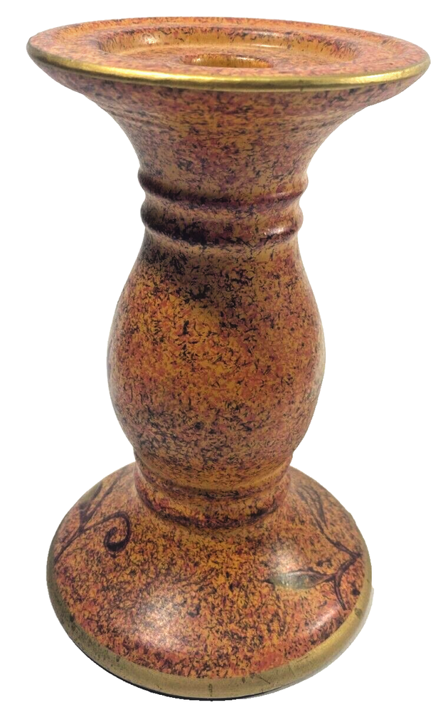 Vines / Leaves Candlestick Candle Holder 8.5"