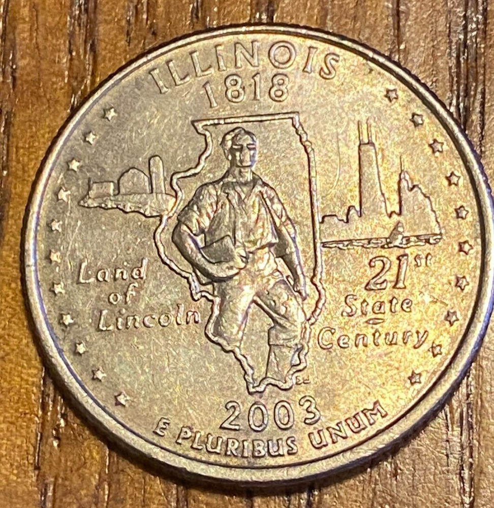 2003 P Illinois State Quarter CIRCULATED