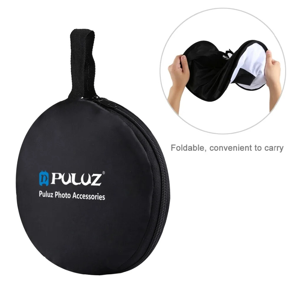 PULUZ Foldable Diffuser 45cm Soft box Round Style Ring Softbox Flash Light