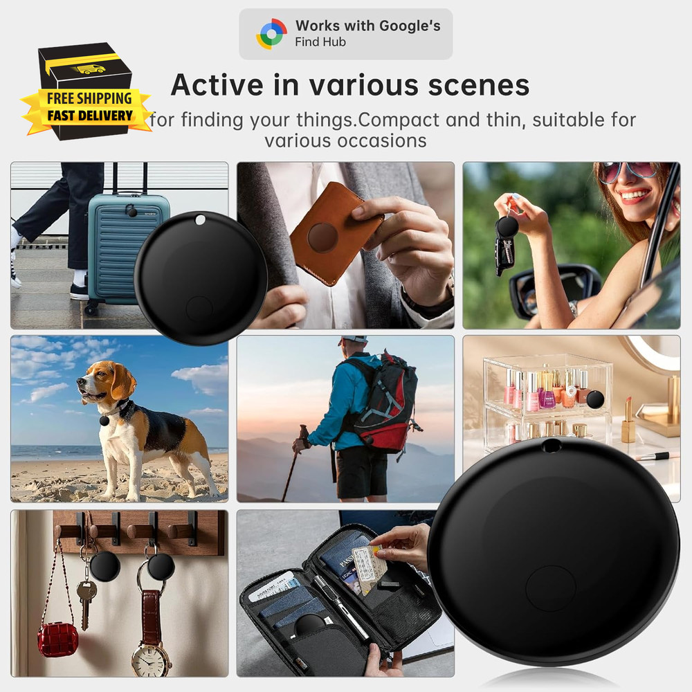 Air Tracker Tag for Android（Android Only ） IP65 Waterproof Smart Tag & Item Find