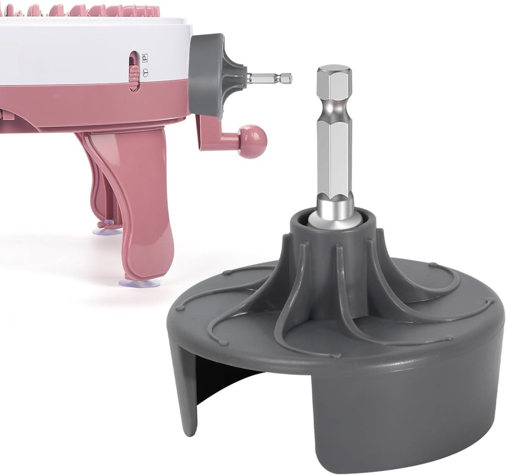Time-Saving Knitting Machine Adapter with Electric Hex Bit for Quick Projects