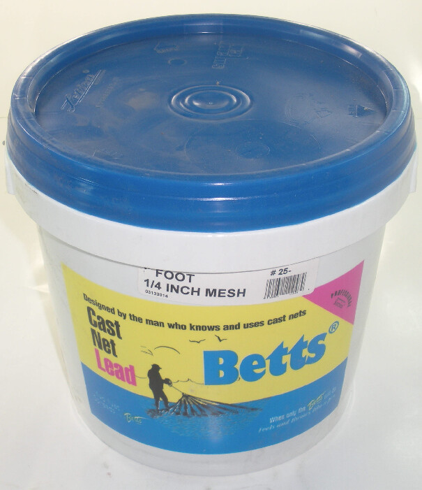 Betts 25-7 7 Ft. Pro Series 1/4" Mesh Cast Net