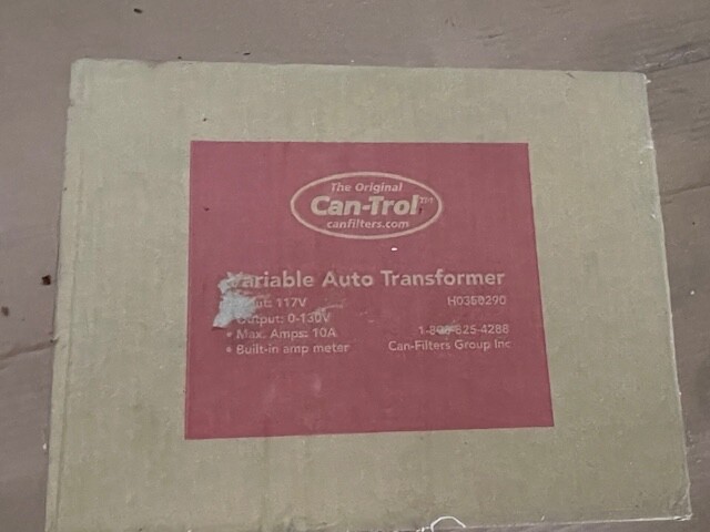 Can Fan variable speed controller