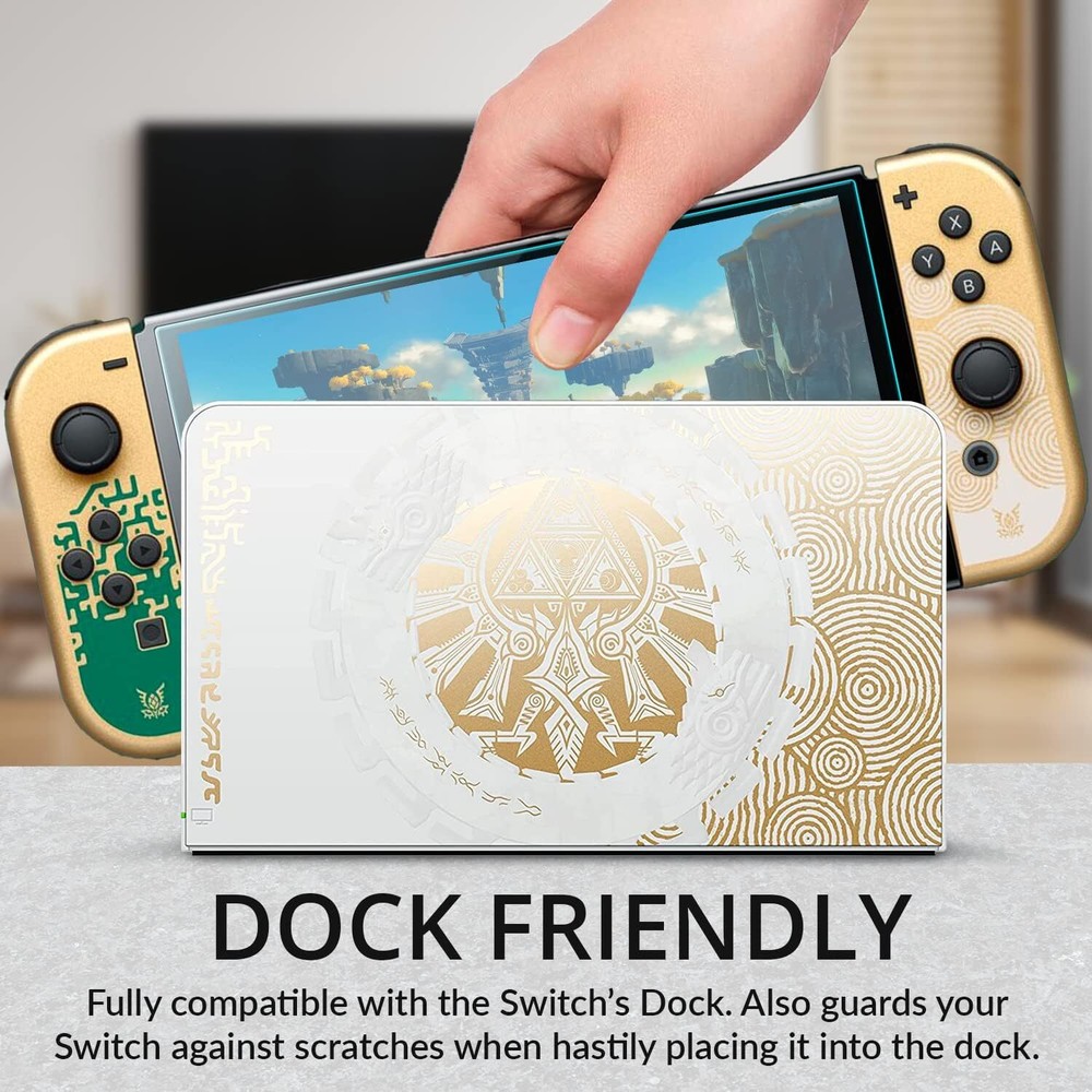 Protector De Pantalla De Vidrio Para Accesorios De Consola Nintendo Switch O...