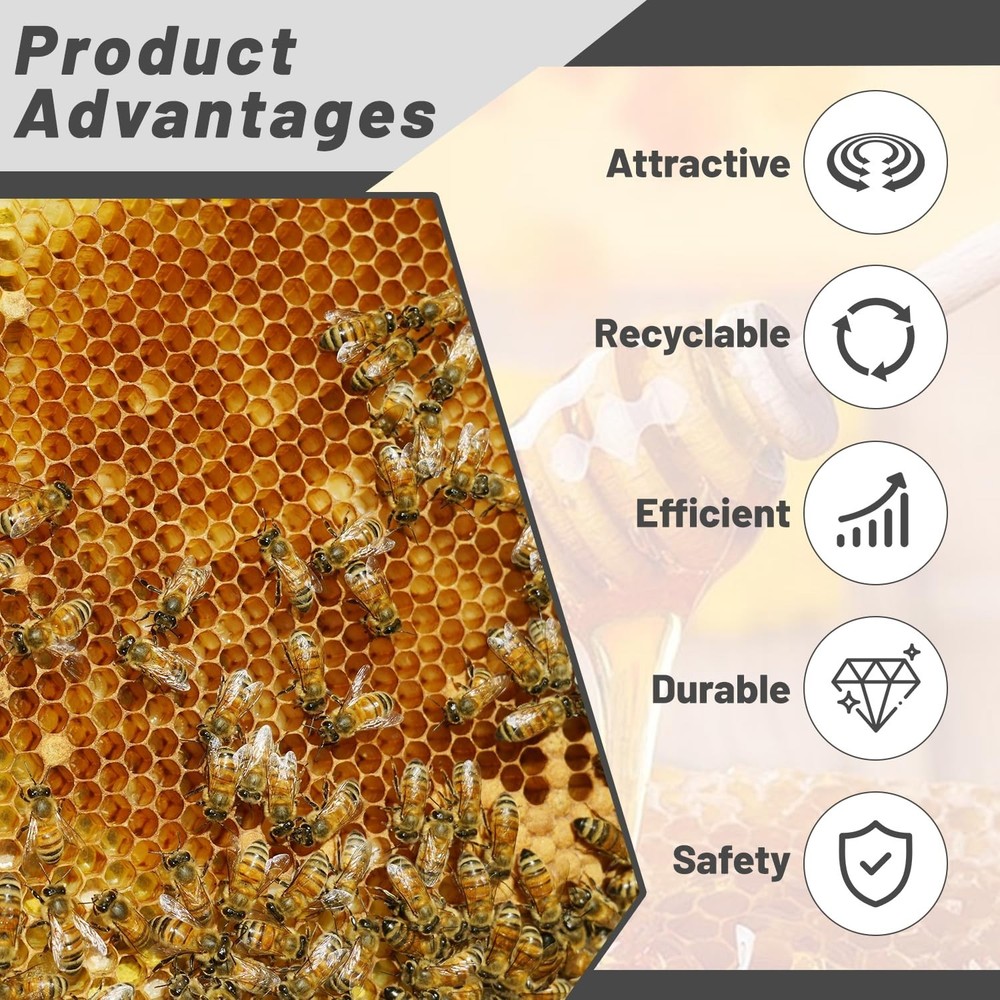 Optimal Beehive Foundation Sheets - 10 Durable Sheets for Effective Beekeeping