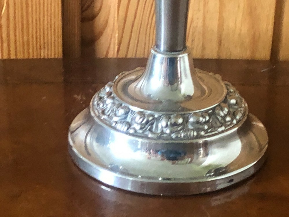 IANTHE SILVER PLATE 3 BRANCH CANDELABRA 25cm