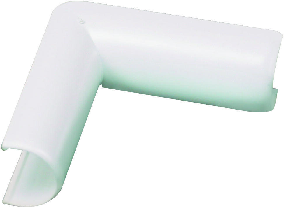 Wiremold C17 Wireway Inside Elbow, Non-Metallic, PVC, White