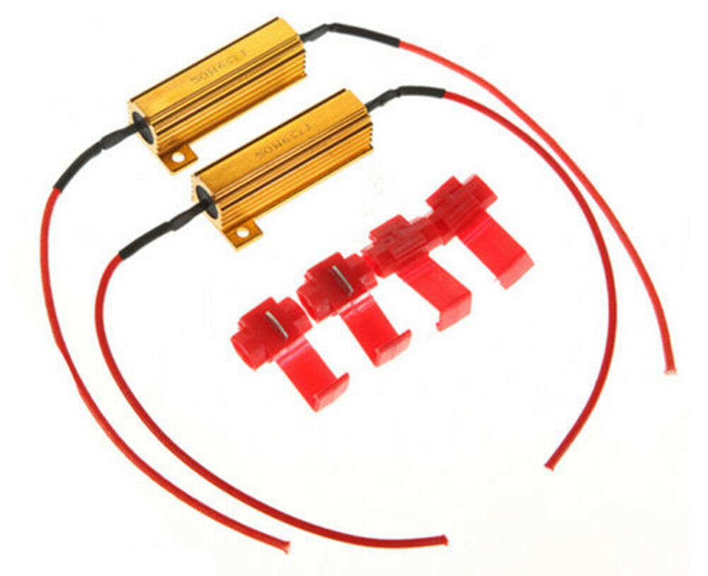 12v LED BULB IN-LINE CANBUS LOAD RESISTOR WARNING CANCELLERS WIRE