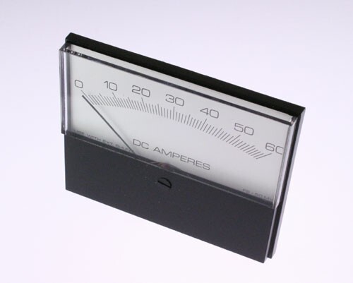 3SWSU2-DAA-060-U Modutec Panel Mount Analog Display Amp Meter  0 - 60A