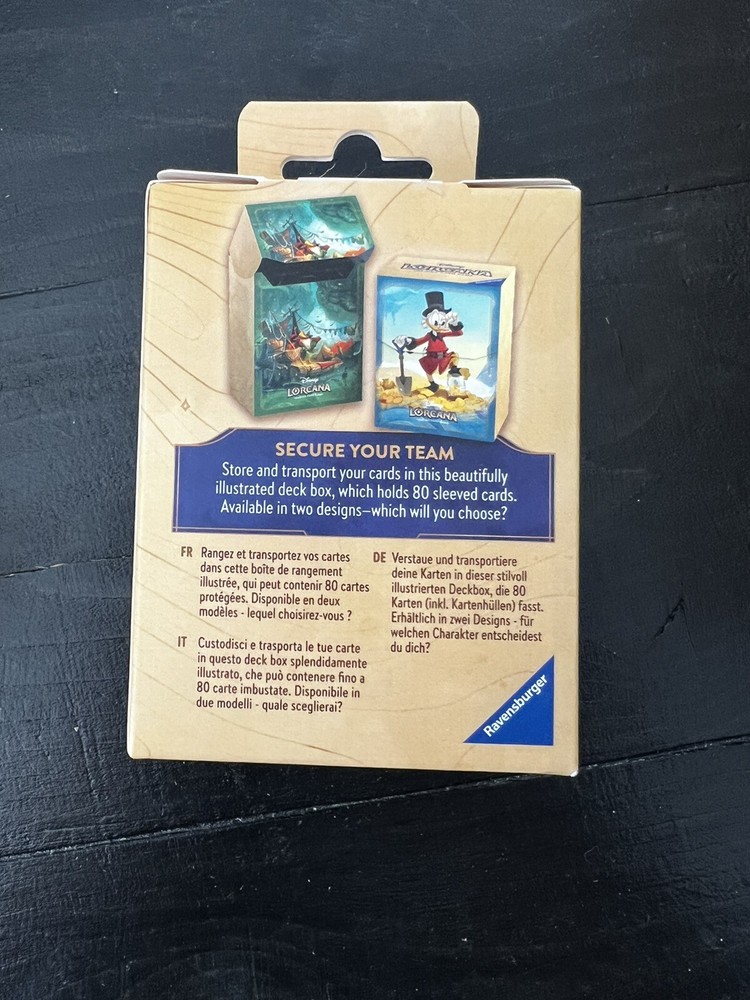 Disney Lorcana Scrooge McDuck Deck Box