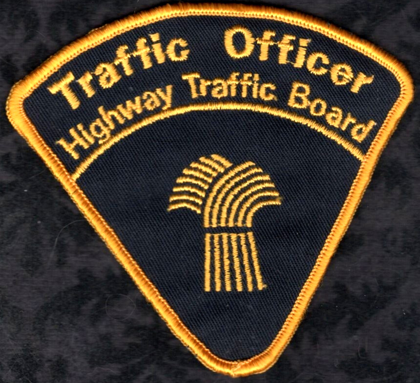 Saskatchewan Highway Traffic Board Traffic Officer Canada Obsolete