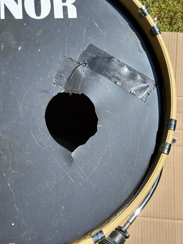 Sonor Force 1003 22” Silver Bass Drum
