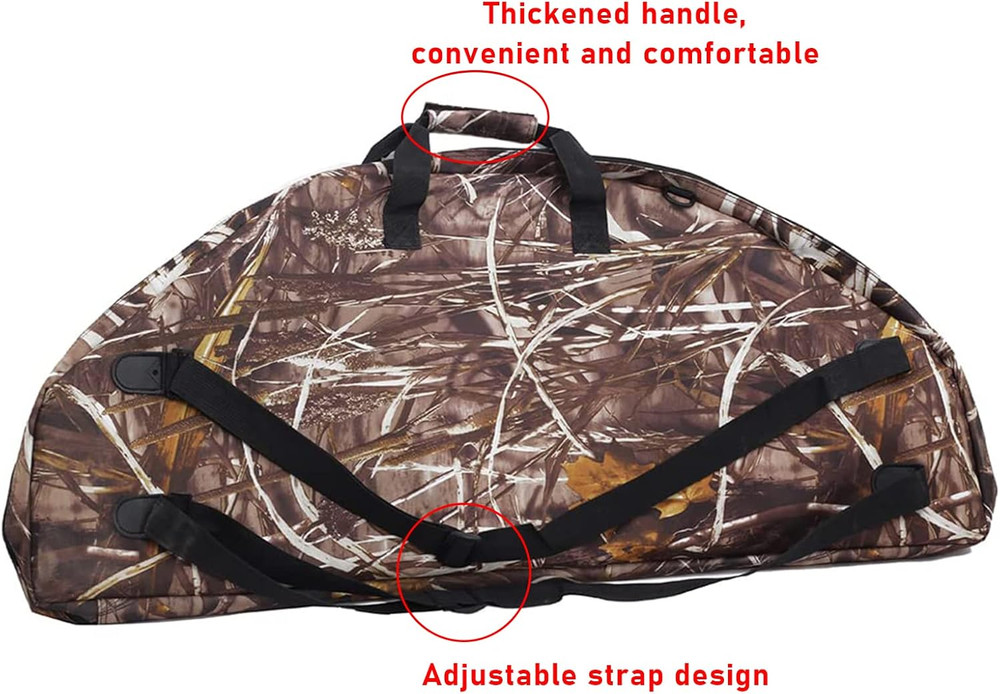 Lightweight Compound Bow Case 600D Water-Resistant Archery Backpack Bag