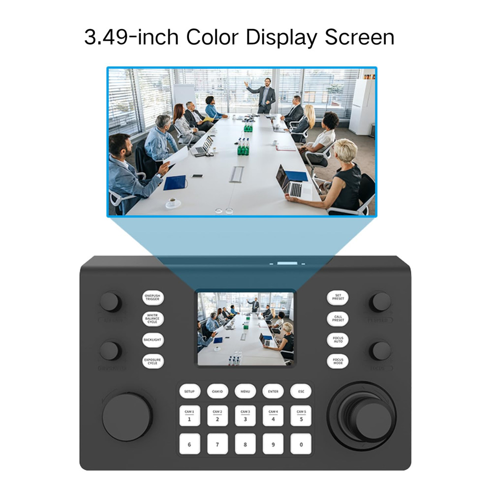 NDI PTZ Controller,Ptz Joystick Controller Poe Enable, IP NDI Camera Controller