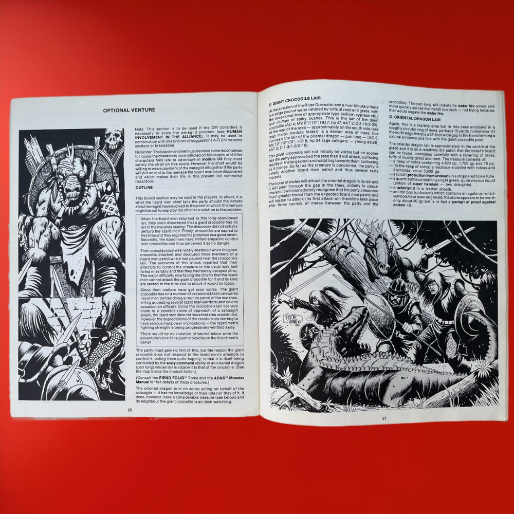 Danger at Dunwater U2 9064 Advanced Dungeons & Dragons 1e