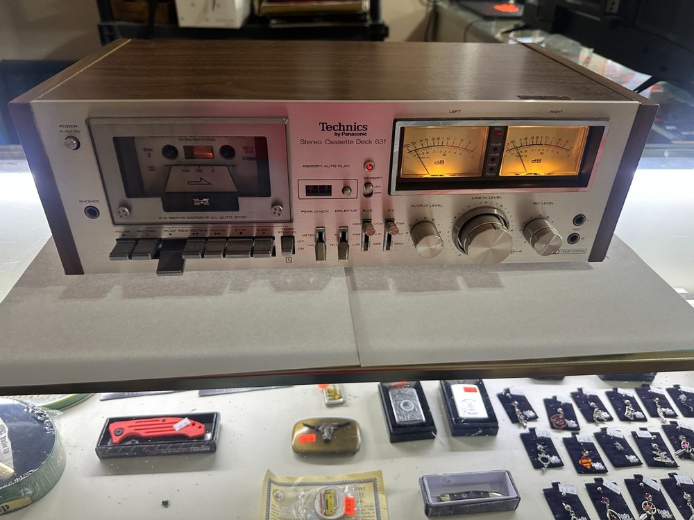 Technics RS-631 Panasonic Stereo Cassette Tape Deck,  Tests Good, NICE !
