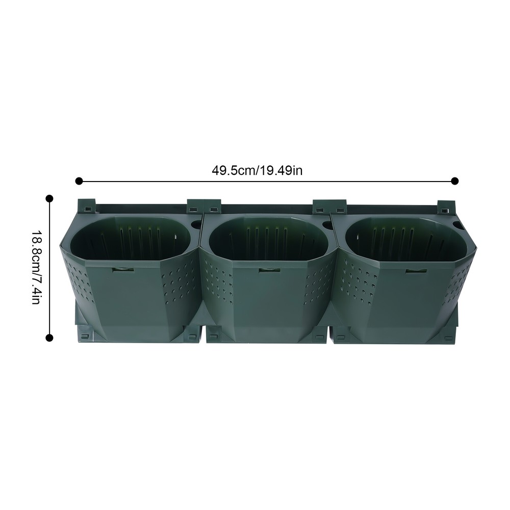 36 Pocket Wall-Mounted Self-Watering Vertical Garden Planter System