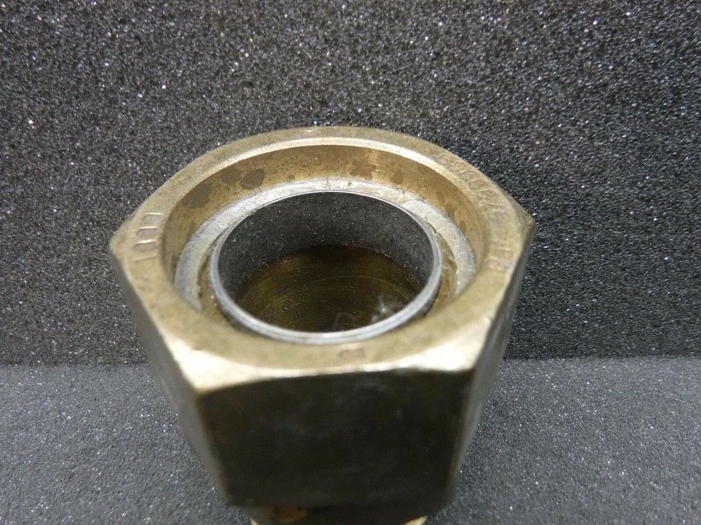 Brass Tube With Hex Nut, 1000, 80-80 (New)