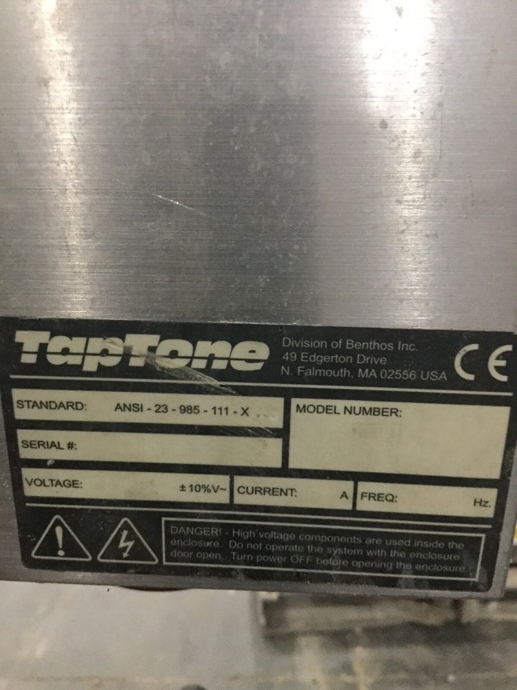 TapTone 300 Container Inspection System - ANSI-23-985-111-X