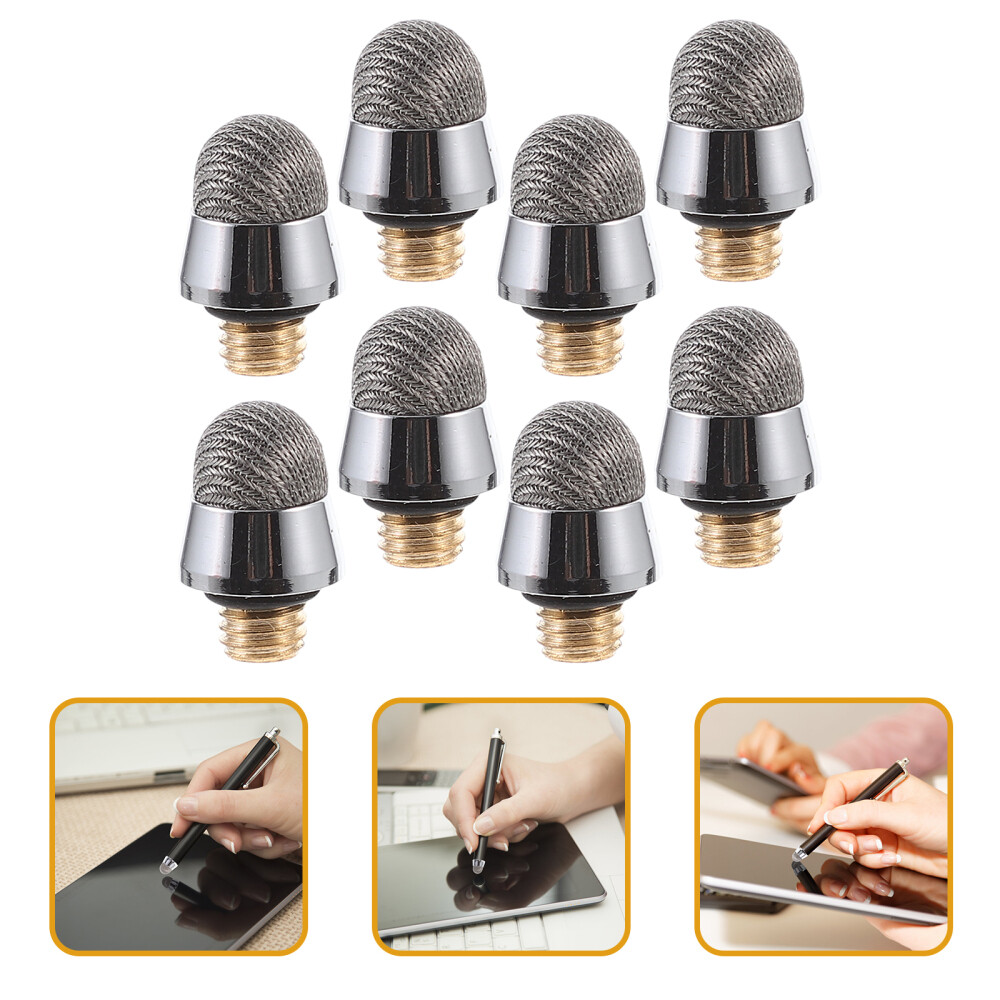 8PCS Stylus Pen Tips Capacitive Stylus Pen Fiber Tips Replacement Set