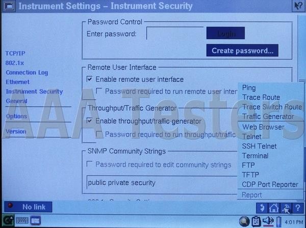 Fluke Networks EtherScope Series I Network Assistant w/ LAN Option