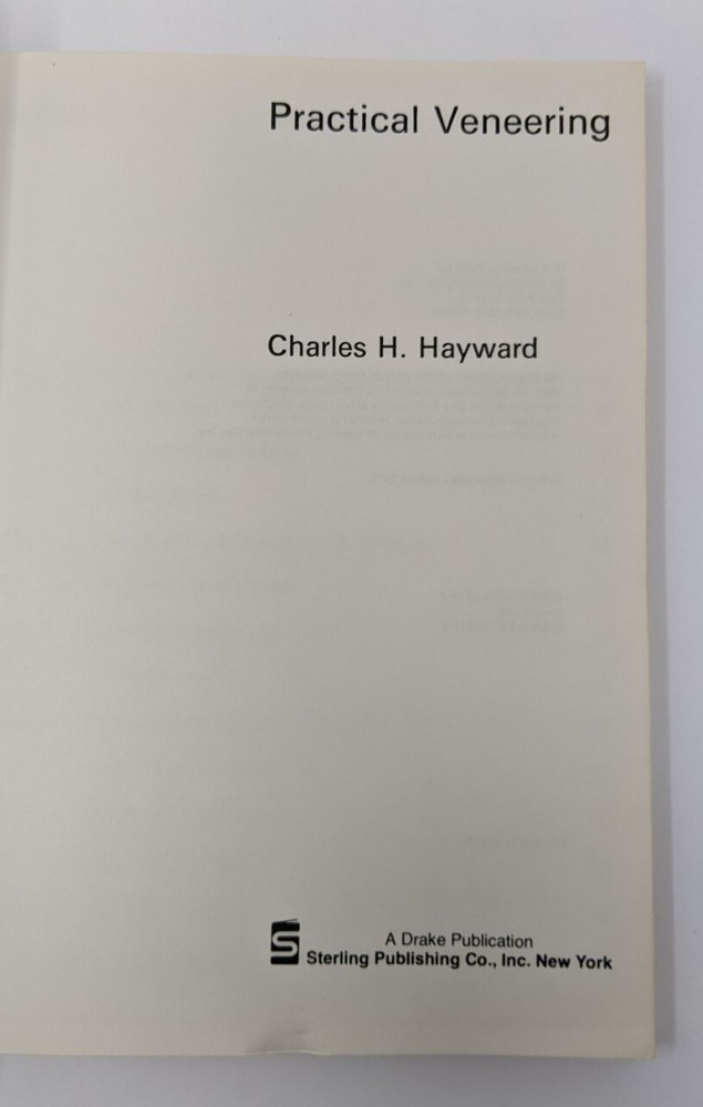 Practical Veneering - Charles Hayward - 1979