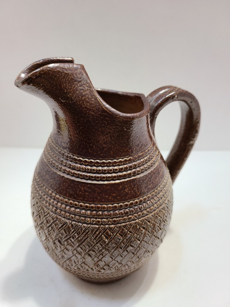 VTG. Hand Made Pottery Pitcher signed