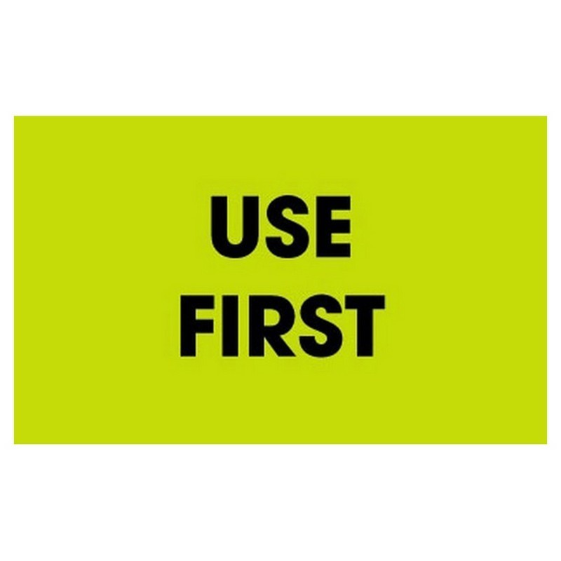 2" x 3" Use First Labels (500 per Roll)
